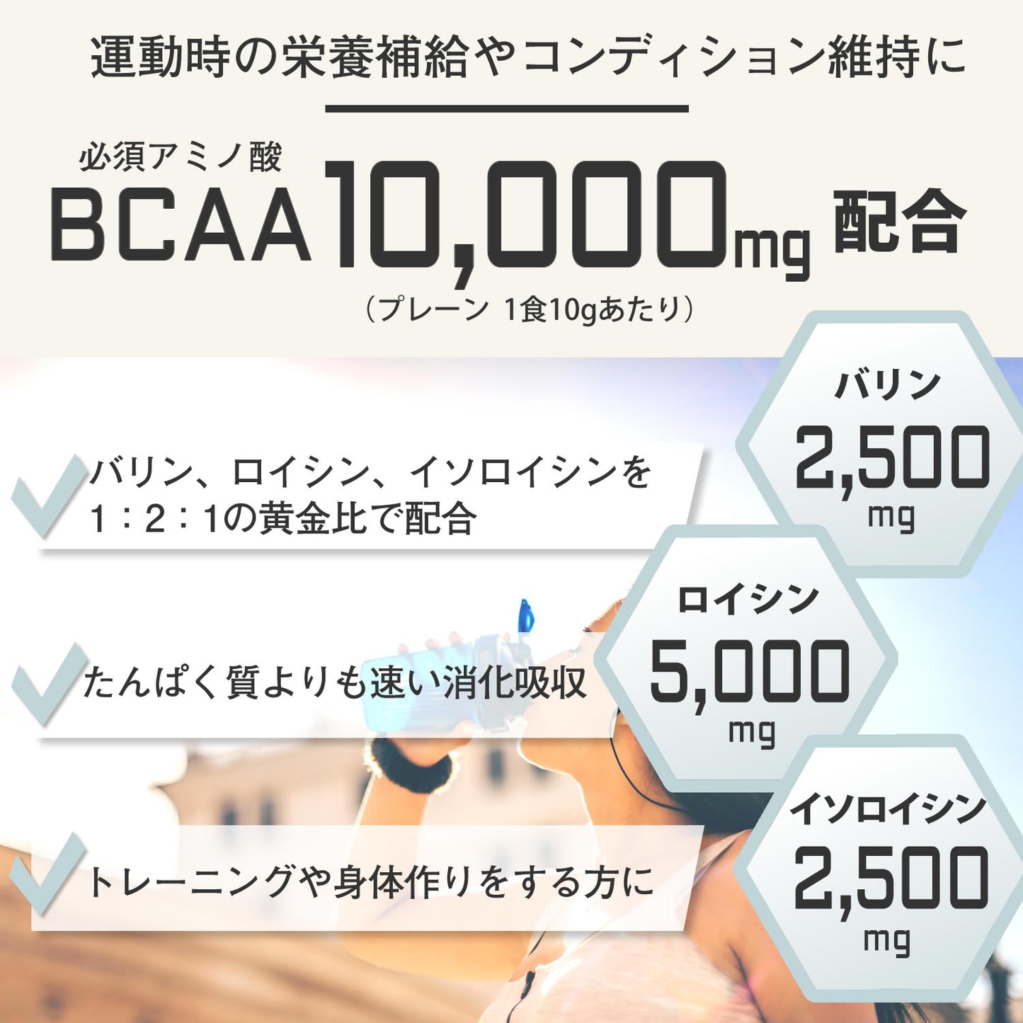 BCAA プレーン1Kg