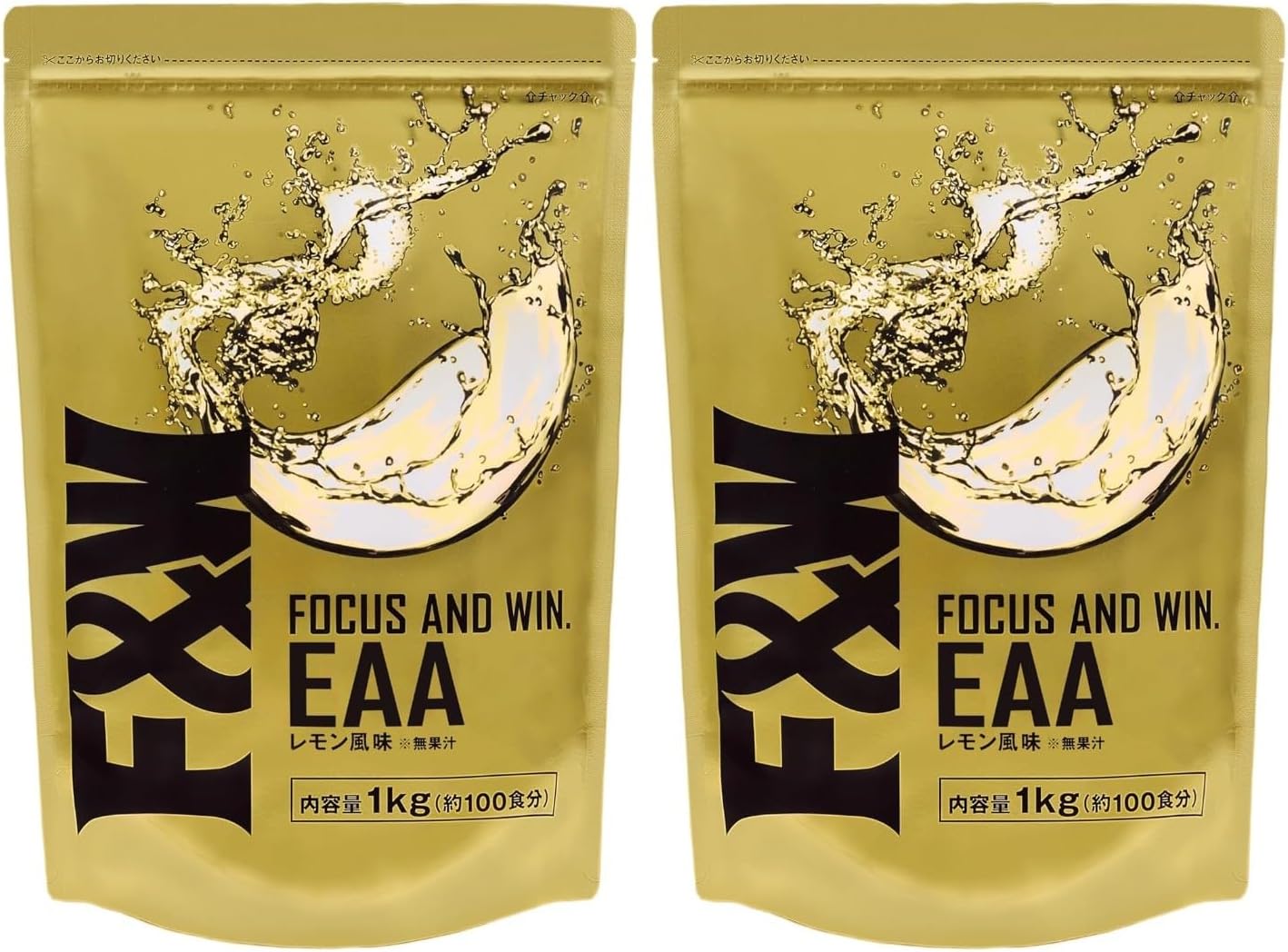 F&W EAA レモン風味 2kg (1Kg×2袋)