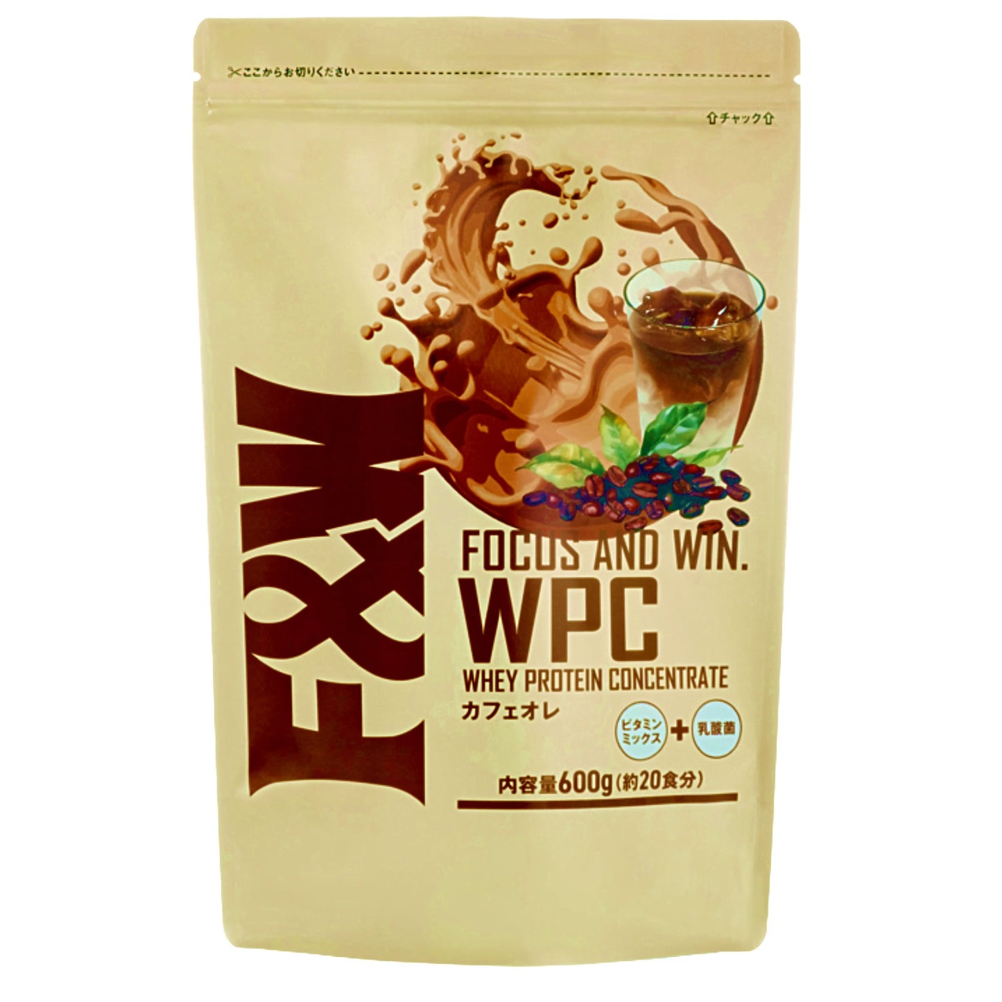 F&W WPC カフェオレ風味600g