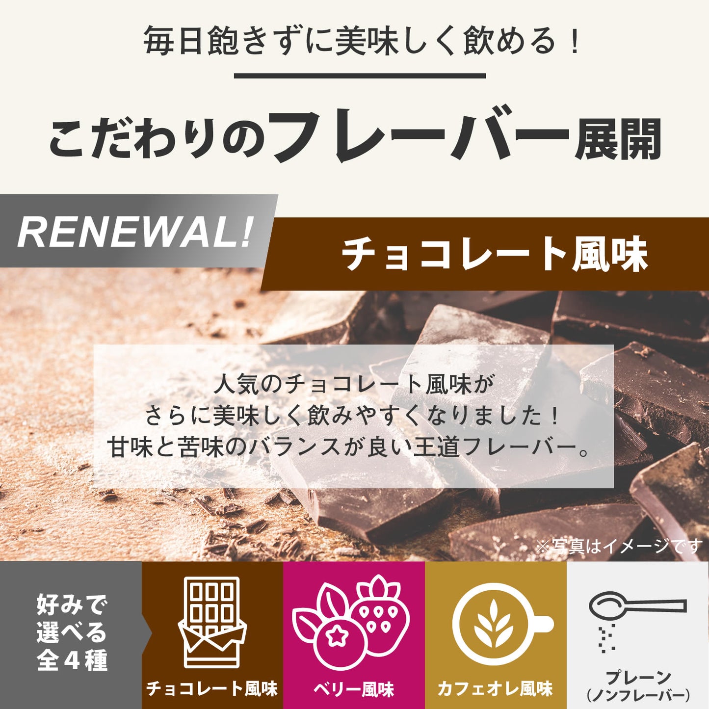 F&W WPC チョコレート風味600g