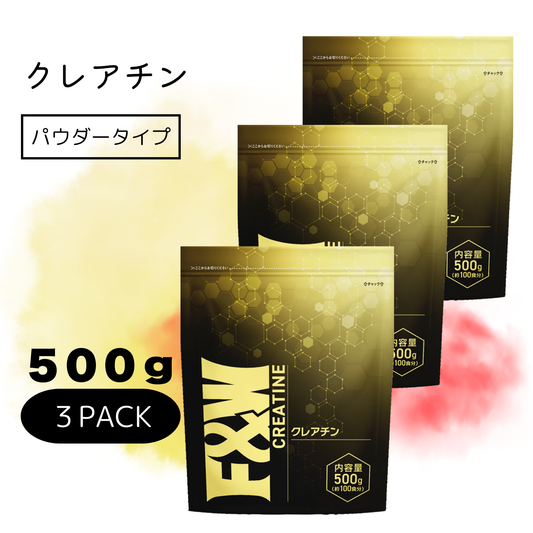 F&W クレアチンパウダー 1.5Kg(500g×3袋)
