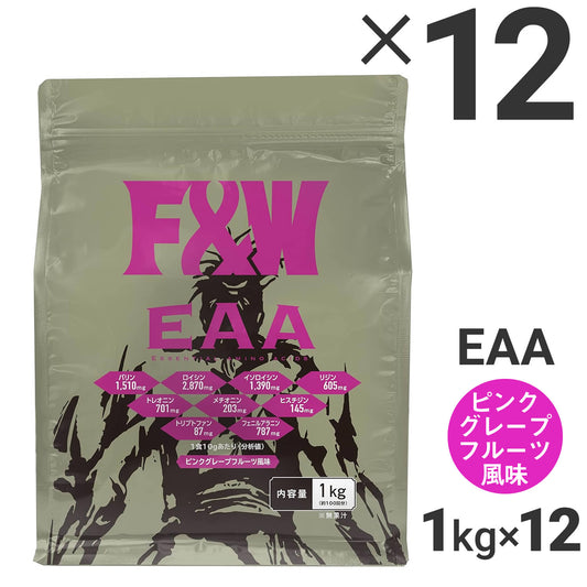 EAA ピンクグレープフルーツ風味 1kg×12個セット
