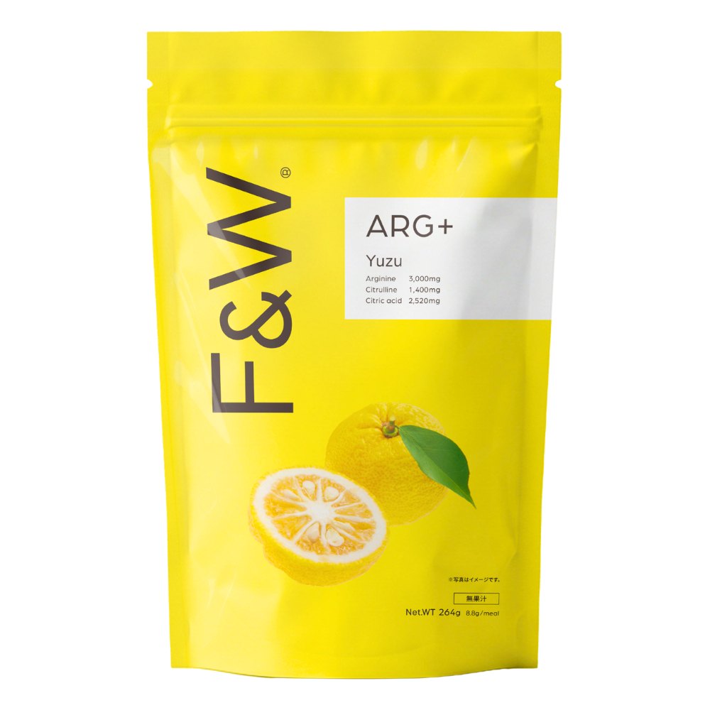 F&W アルギニン シトルリン クエン酸 ゆず風味 264g　