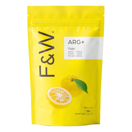 F&W アルギニン シトルリン クエン酸 ゆず風味 250g　