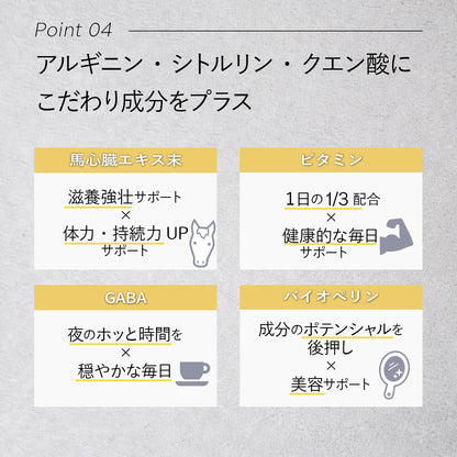 F&W アルギニン シトルリン クエン酸 ゆず風味 264g　