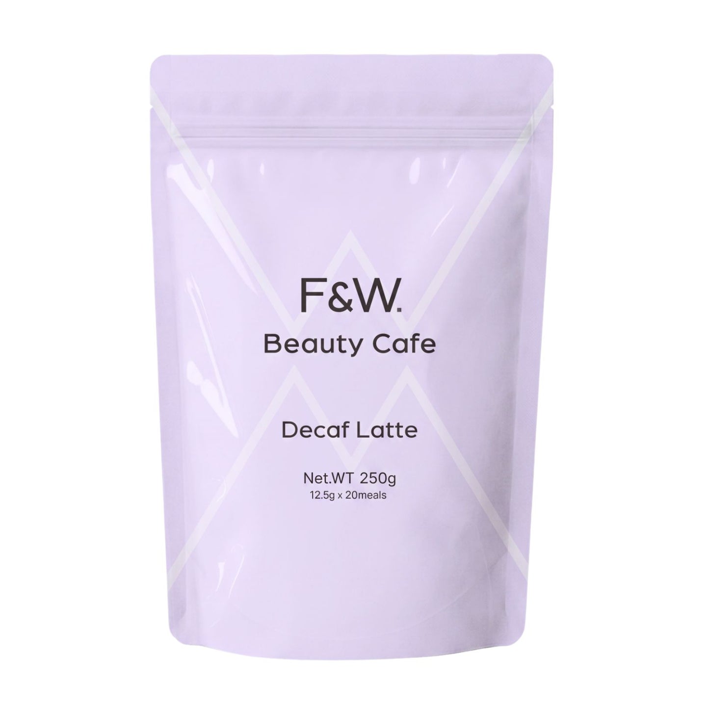 美容サポート成分 F&W デカフェラテ 250g 約20食分 エラグ酸 GABA トリプトファン
