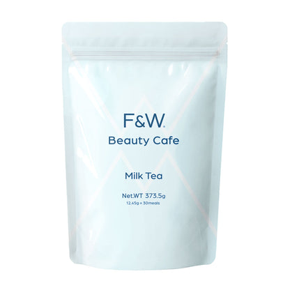 美容サポート成分 F&W ミルクティー 373g 約30食分 エラグ酸 MCTパウダー アルロース