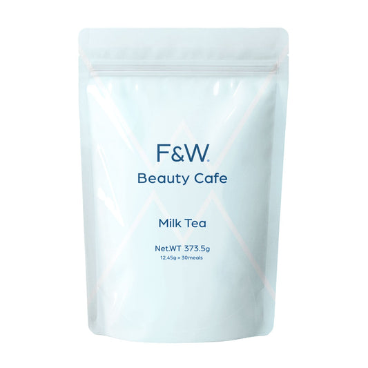 美容サポート成分 F&W ミルクティー 373g 約30食分 エラグ酸 MCTパウダー アルロース
