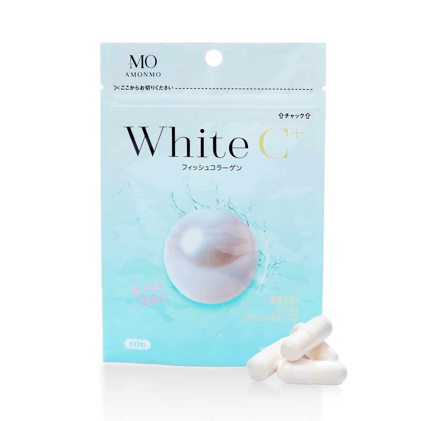 AMONMO WhiteC＋ 60粒（グルタチオン含有酵母抽出物配合）